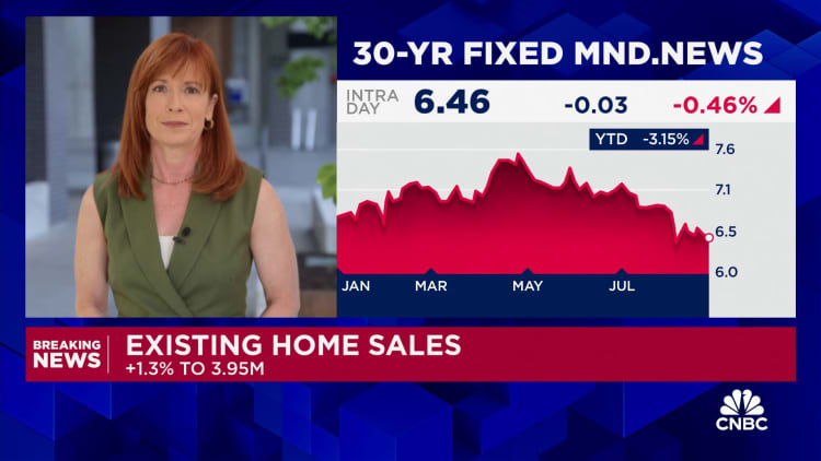 July home sales break 4-month losing streak as supply rises nearly 20%