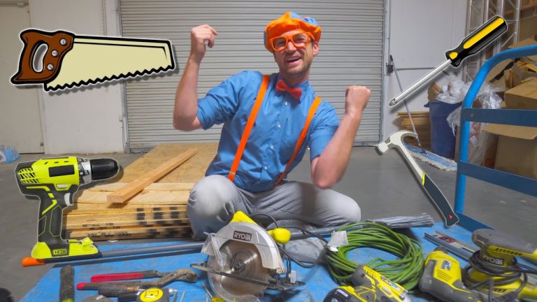 Blippi Tools for Kids | Tools Song and Clean Up Song for Children