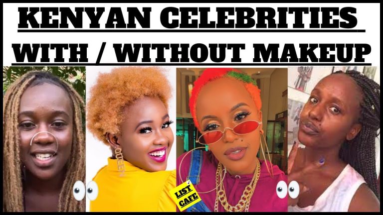 Kenya Celebs With Makeup vs Without Makeup 💄 😳😱😍😎 Mushenee