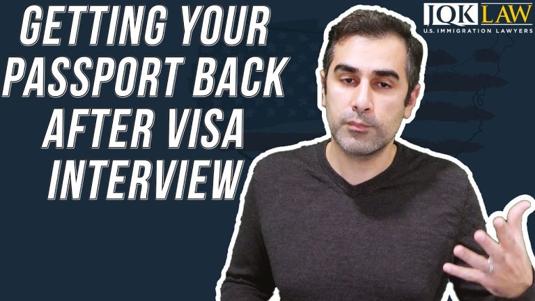 Getting Your Passport Back After Visa Interview Mushenee