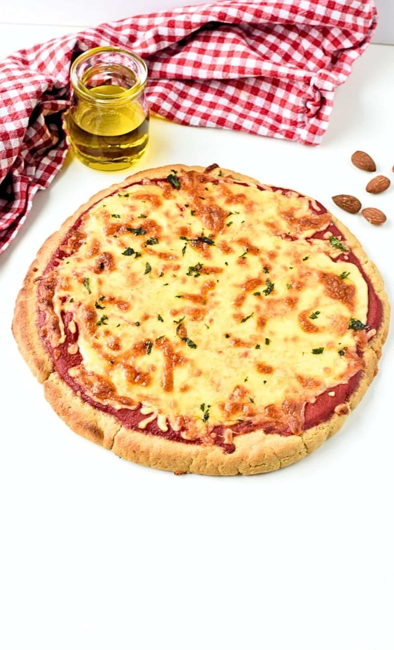 Almond Flour Pizza Crust (Ready in 10 Minutes)