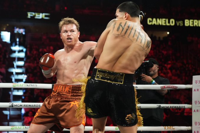 Canelo Alvarez Tops Edgar Berlanga in a surprsingly entertaining fight