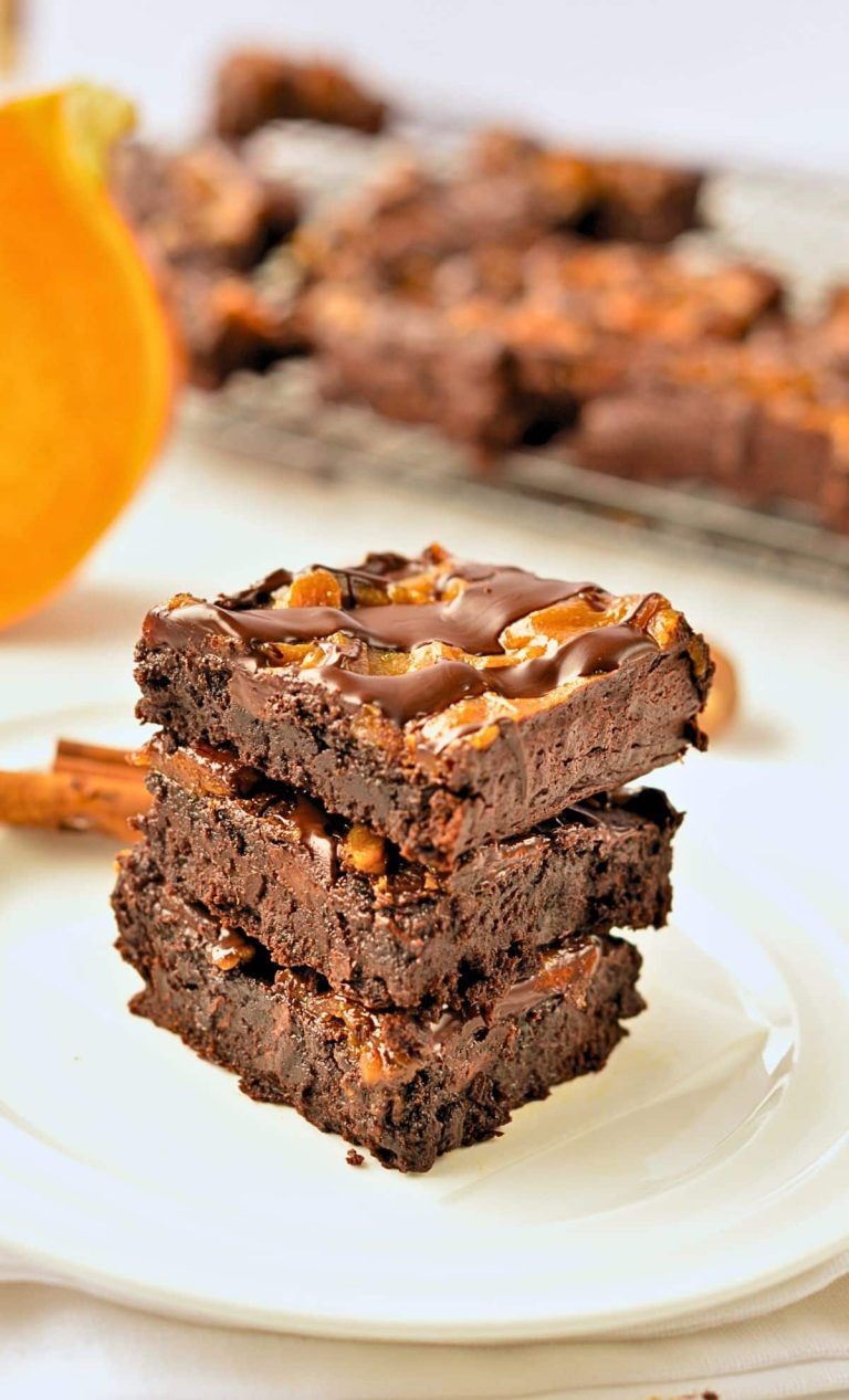 Keto Pumpkin Brownies (4g Net Carbs)