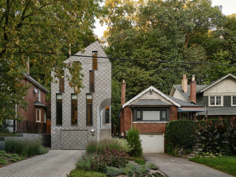 A Geometric Home in Toronto Merges With Nature