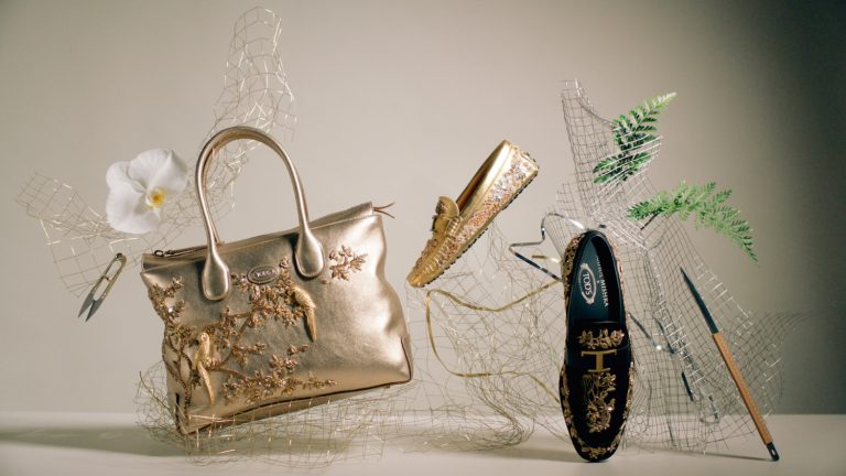 Rahul Mishra Turns Tod’s Icons Into Embroidered Pieces of Art