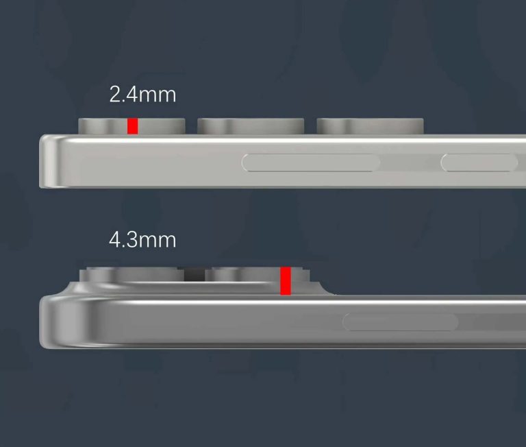 New render compares iPhone 16 Pro Max and Galaxy S25 Ultra camera thickness