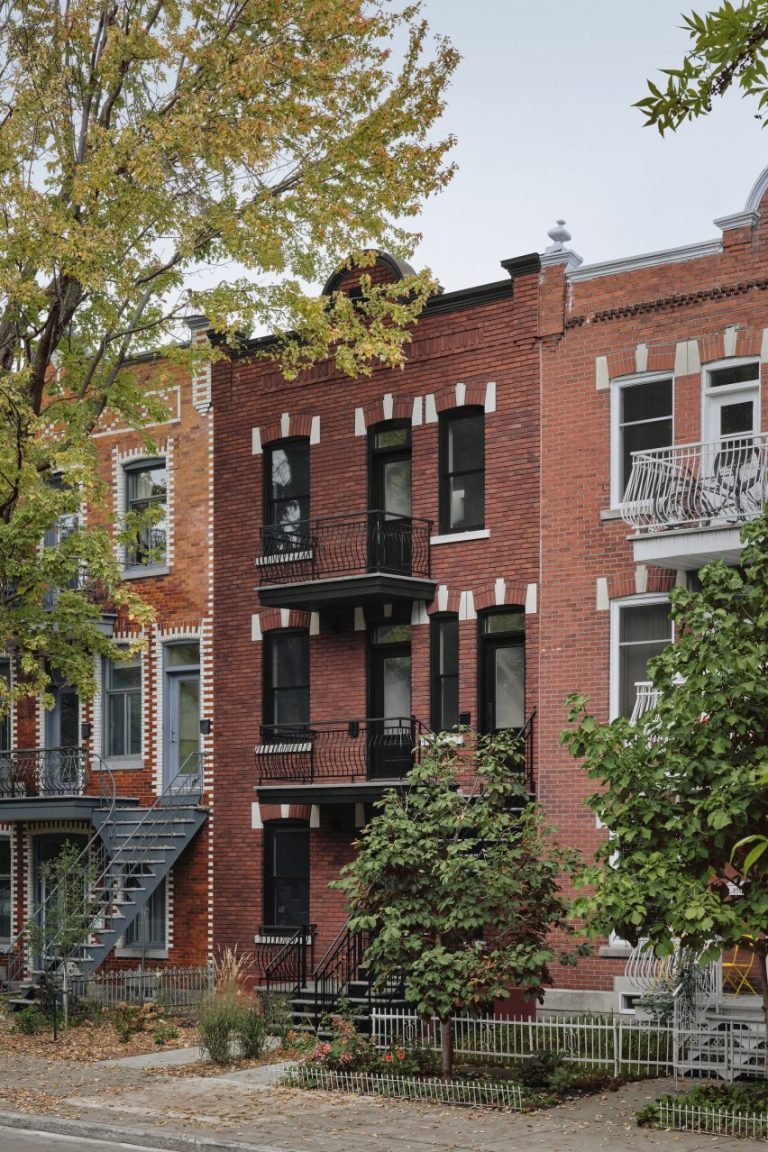 Atelier L’Abri renovates trio of apartments for a family in Montreal