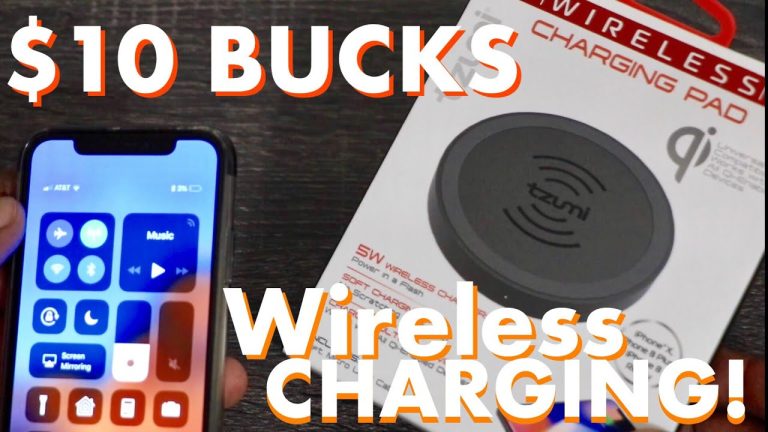 $10 Wireless Charging Pad From Walmart By TZUMI Review