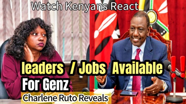 Kenyans React ‼️ CHARLENE RUTO speech Exposing Leaders/  jobs in Kenya today Mushenee