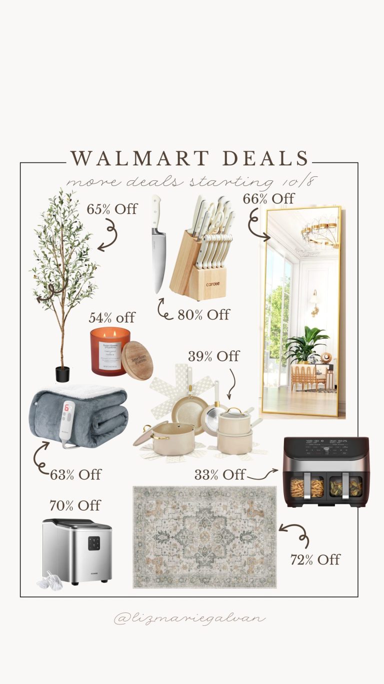 Get Ready for Walmart’s October Sale: 10 Cozy Home Finds at Amazing Discounts