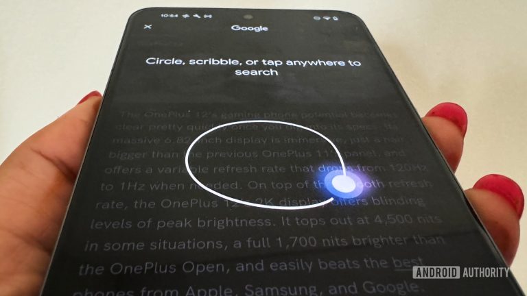 All the phones you can use Google Circle to Search on